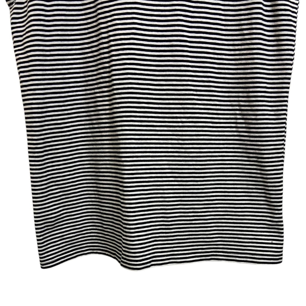 Talbots NEW Striped Tank Top Scoop Neck Nautical Minimalist Coastal Size M NEW - Picture 8 of 10
